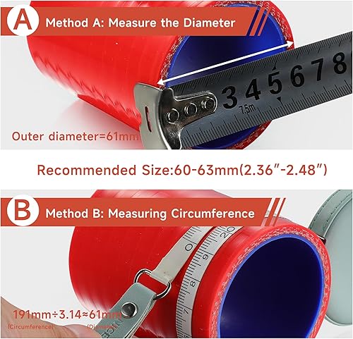 Miniatura 8 de AKIHISA Abrazadera de manguera con perno en T, abrazadera de correa de tubo de acero inoxidable 304 de rango de diámetro exterior de 1.890-2.008 in,