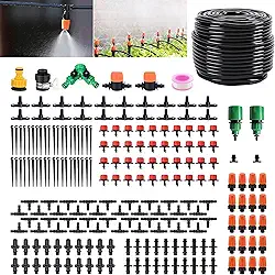 Kit De Sistema De Irrigação Automática De 40 Metros, Adequado Para Gramados, Canteiros De Flores E Sistemas De Irrigação De Plantas Em Estufas