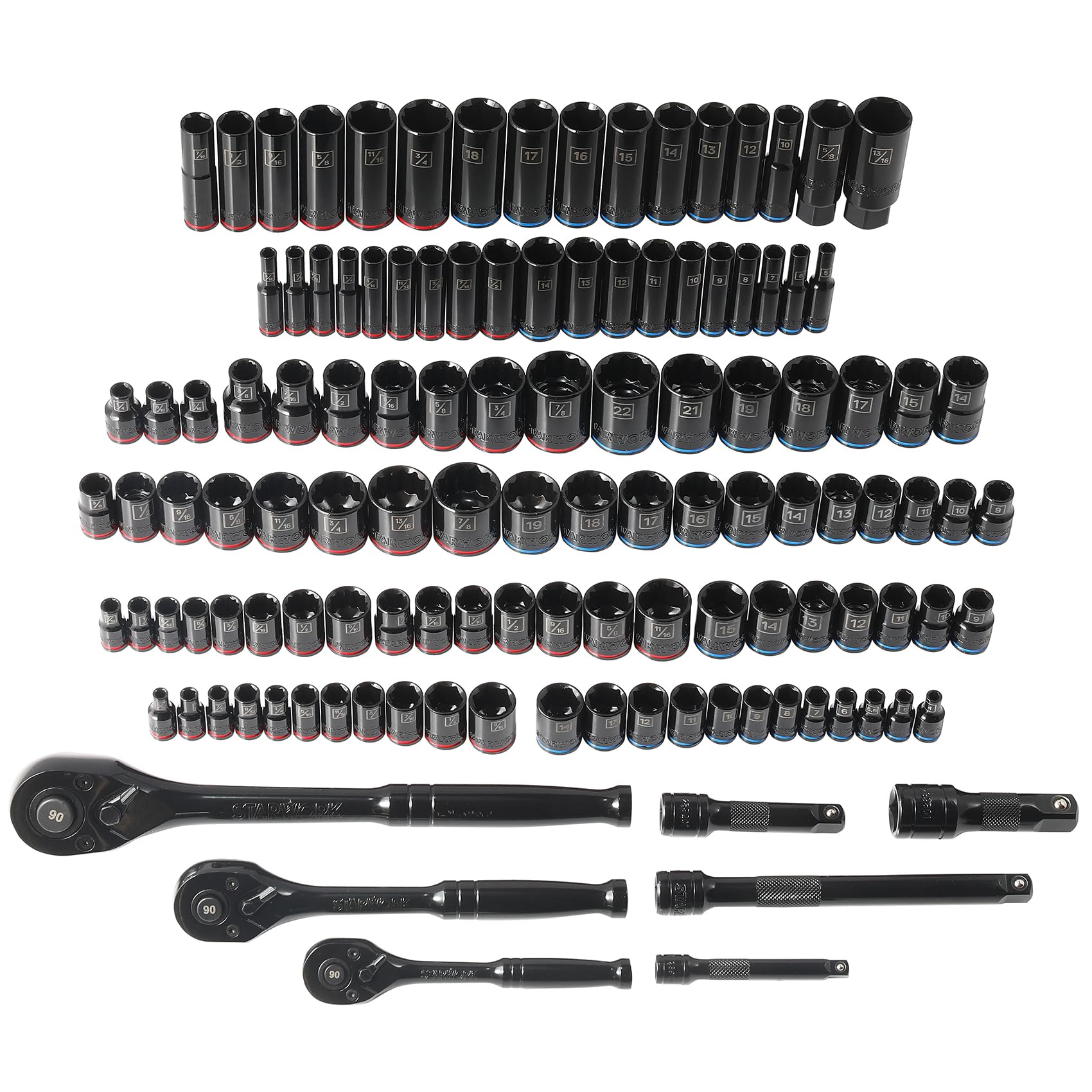 【特価商品】STARWORK TRUE MECHANIC™ ソケットレンチセット Amazon | STARWORK TRUE MECHANIC™ ソケットレンチセット 120T