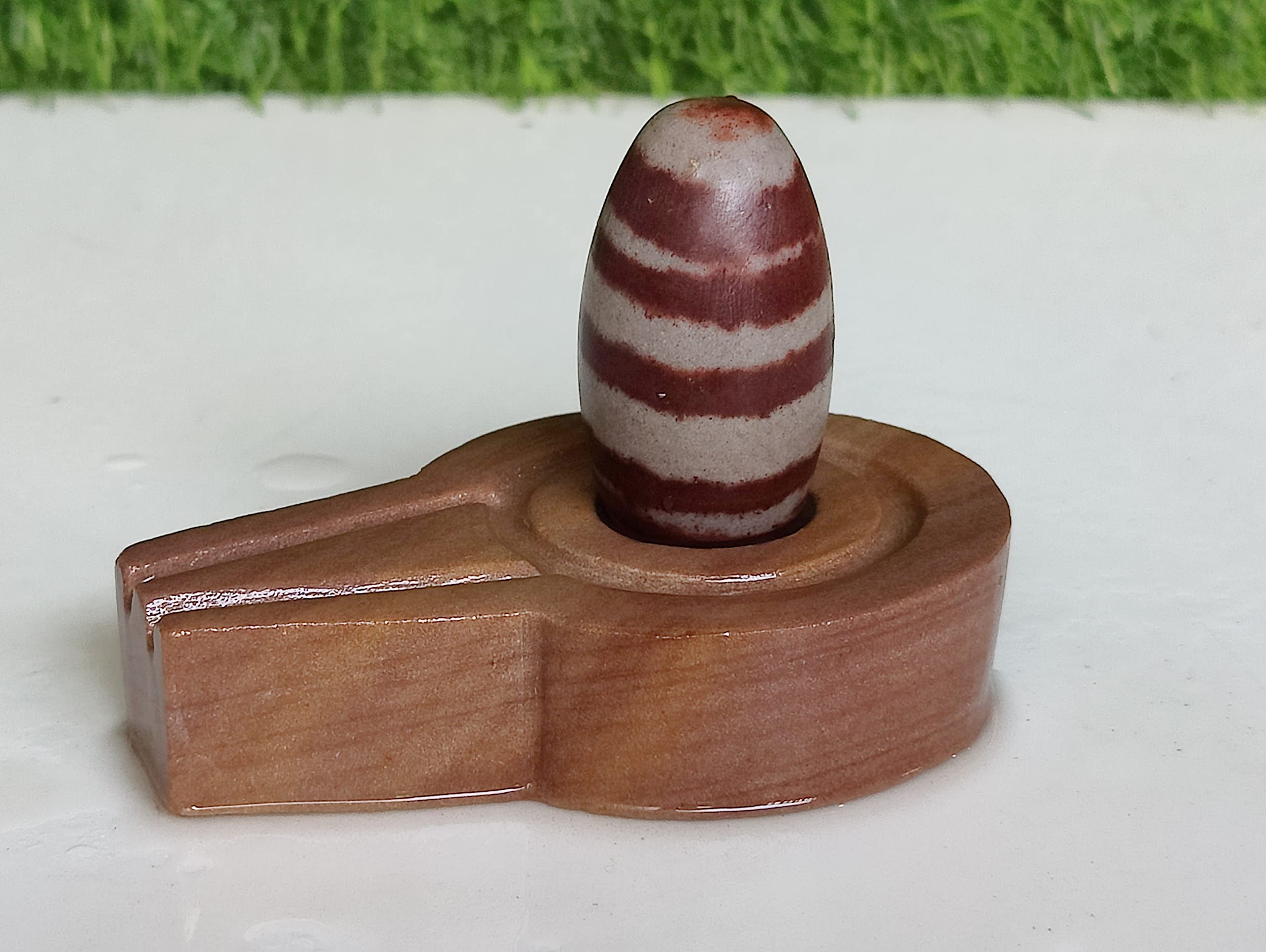by Shivam VASTU Kala SHIVLING Art - Narmadeshwar Shivling & Narmada Shivling with Stone Yoni Base | shivling for Home Pooja Mandir, Mahadev Shiva Lingam, Original Shivling Stone for Pooja