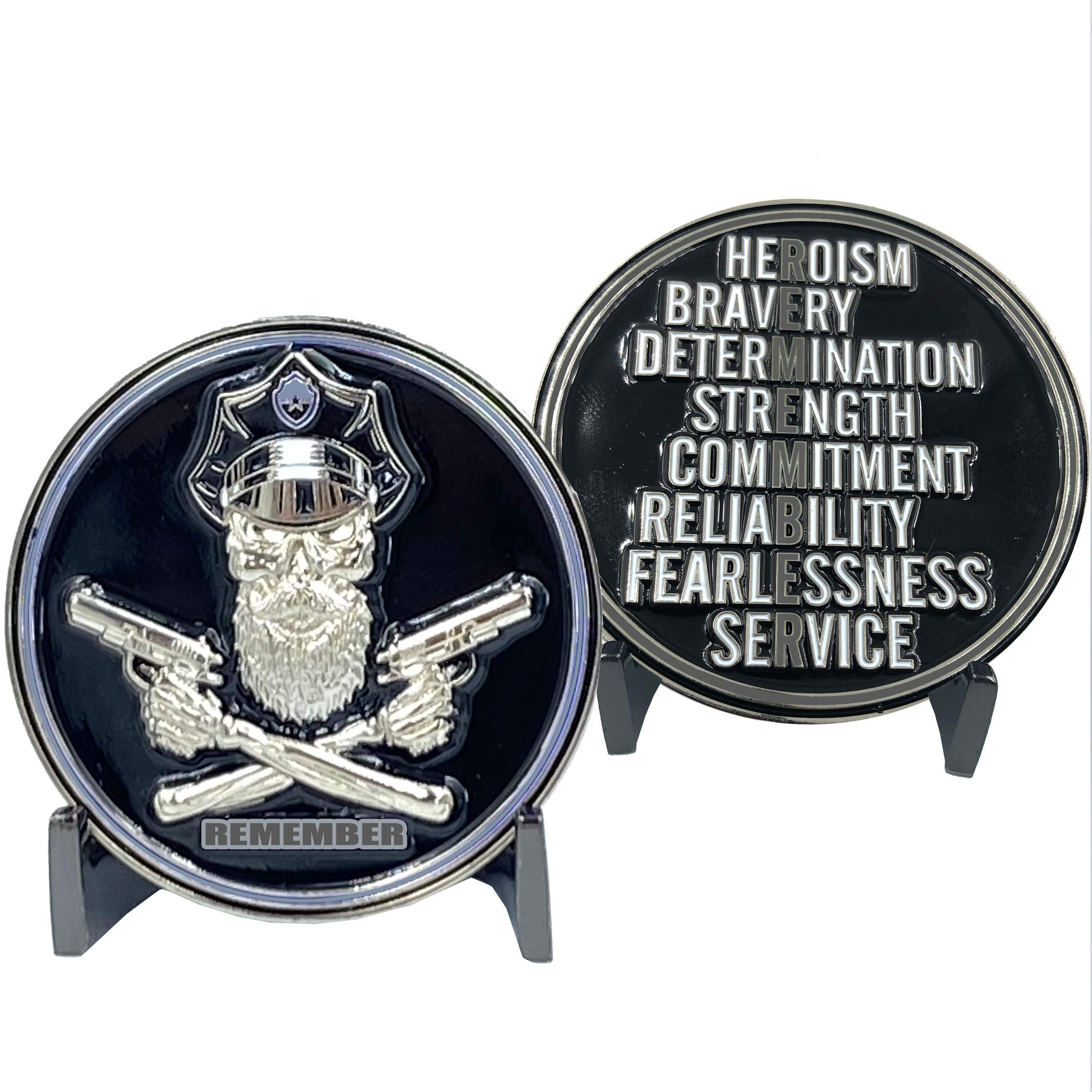 libra rec 暴言 Amazon.com: CL7-15 Remember Thin Gray Line Beard Gang Skull CO