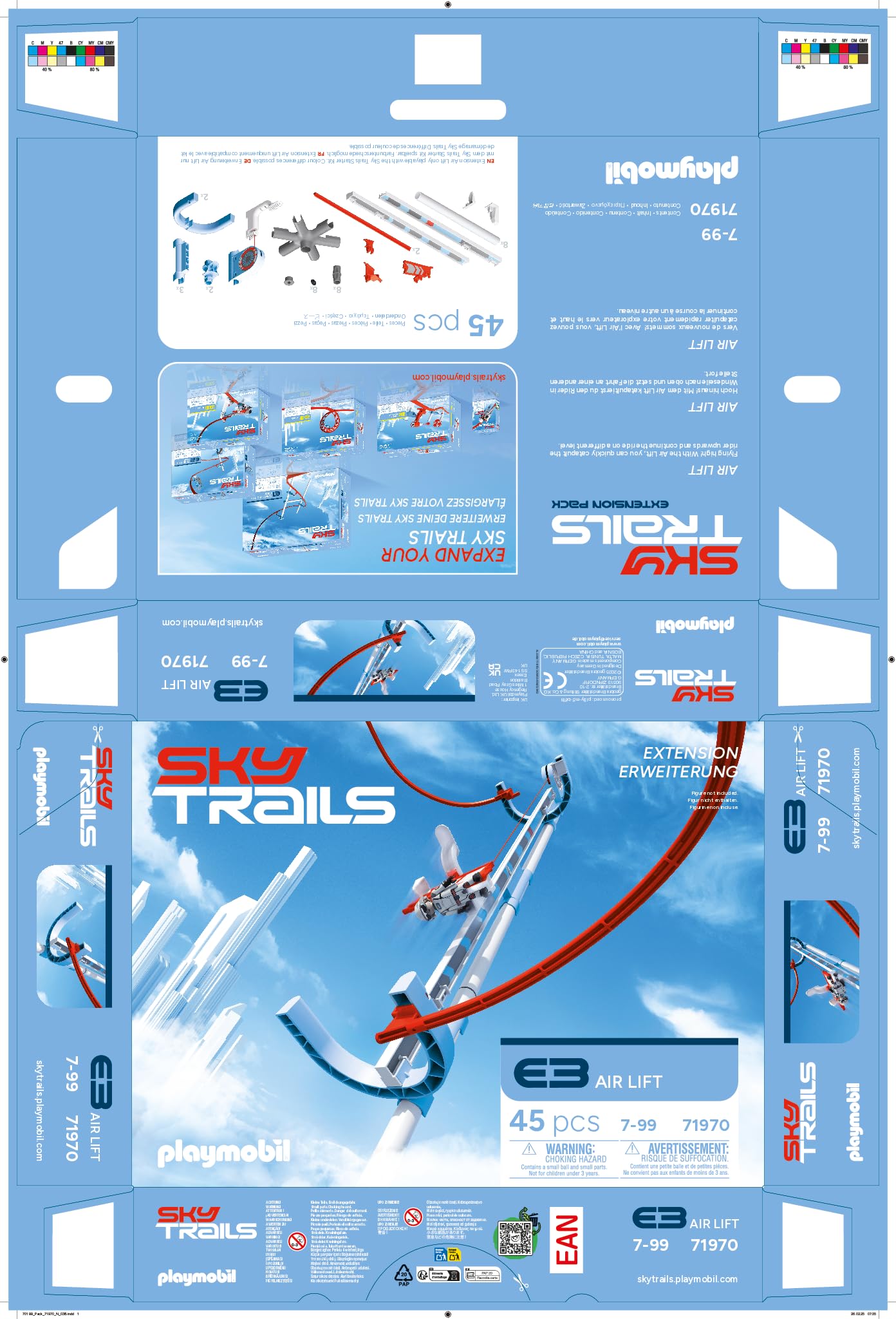 Sky Trails | Air Lift | Gioco di costruzione per altezze e percorsi emozionanti | Costruisci, decolla e vivi emozionanti avventure | Regalo perfetto per bambini dai 7 anni in su | 71970