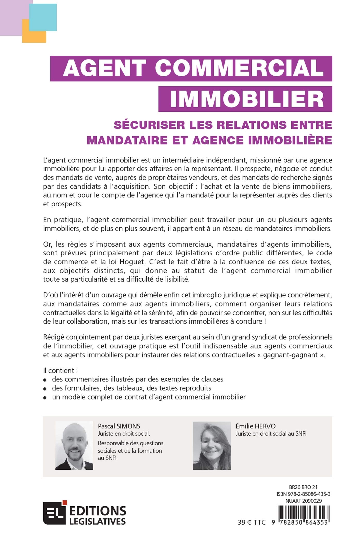 Agent commercial immobilier - Sécuriser les relations entre mandataire et agence immobilière