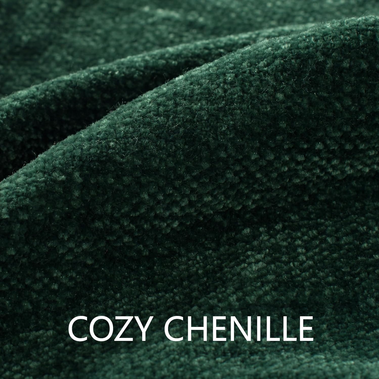 Chenille Throw Blanket for Couch 50"X 60", Soft Cozy Throws with Fringe Tassel for Bed Sofa Chair Cover, Lightweight Knitted Decorative Boho Blankets for Living Room, Dark Green - Image 6