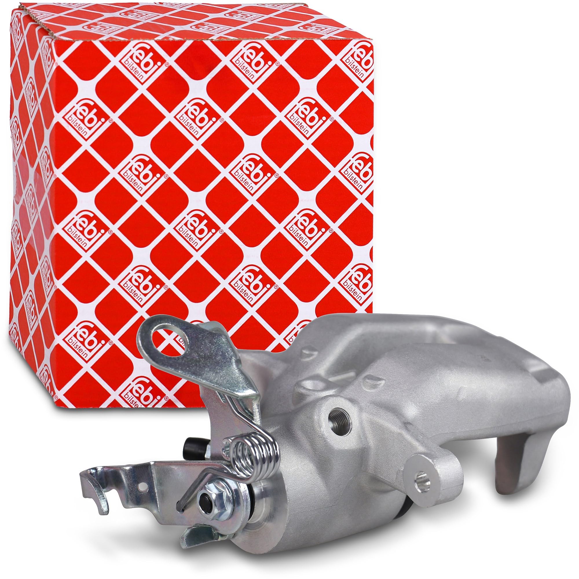 FEBI BILSTEIN Pinza de freno Eje trasero izquierda Compatible con VW GOLF VI 5K1 Golf V Hatchback 1K1 TOURAN 1T3, AUDI A3 Sportback 8PA, SKODA Octavia II Combi 1Z5