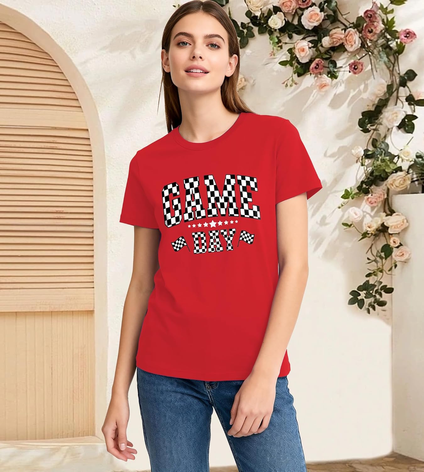 Happy 100 Days of School Shirt, Womens 100 Days in The Book, 100 Days of School Teacher Appreciation Short Sleeve Shirts - Image 3