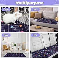 Vista 7 de Paquete de 2 ropa de cama de conejillo de indias, lavable, forro reutilizable para conejillo de indias, impermeable, ropa de cama para jaulas