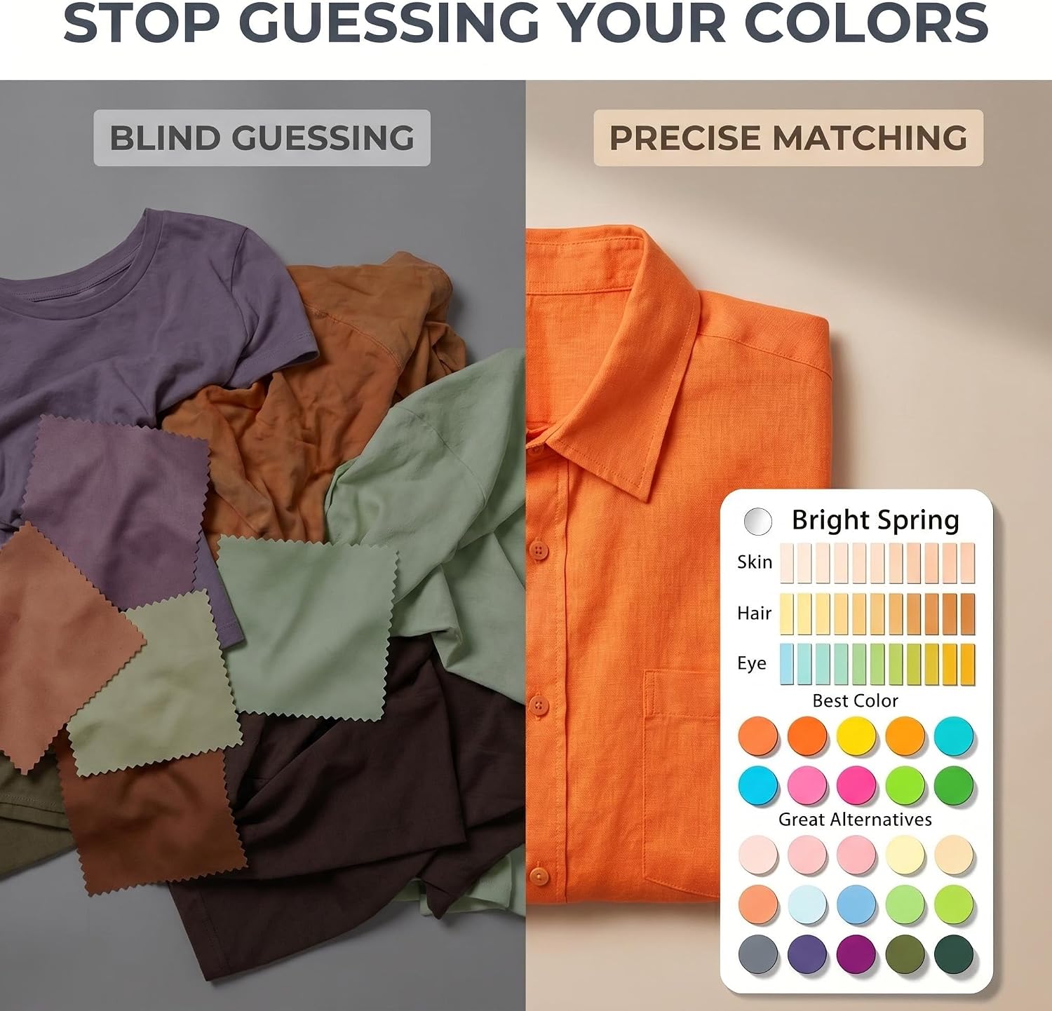 6 Season Color Analysis Draping Kit