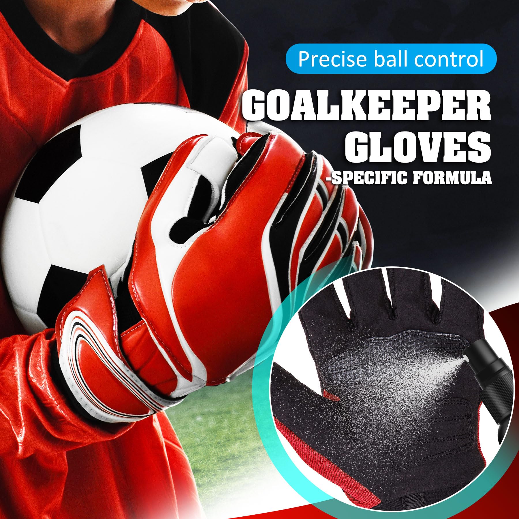 Limino Grip Spray Guantes de Portero en Aerosol 200 g Accesorios Entrenamiento Fútbol Baloncesto Tenis Golf