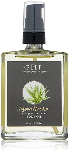 FarmHouse Fresh Aceite corporal Agave Nectar Ageless, 4 onzas líquidas (paquete de 1)