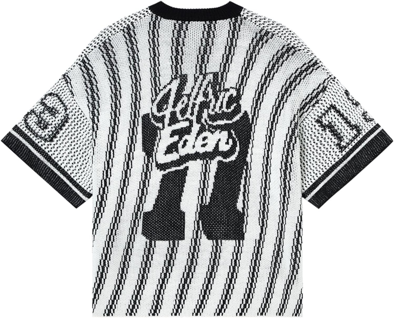 Aelfric Eden Womens Short Sleeve Sweater Oversized Knit Tops Number Shirt Graphic Y2k Pullover Sweaters Trendy Boho Clothes - Image 4