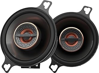 REF3022CFX 3.5" 75W Reference Series Coaxial Car Speakers With Edge-driven Textile Tweeter, Pair 3.5 Inches REF3022CFX