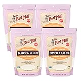 Bob's Red Mill Tapioca Flour, 16oz (Pack of 4) - Non GMO, Vegan, Paleo Friendly, Kosher Resealable 16 Ounce (Pack of 4)