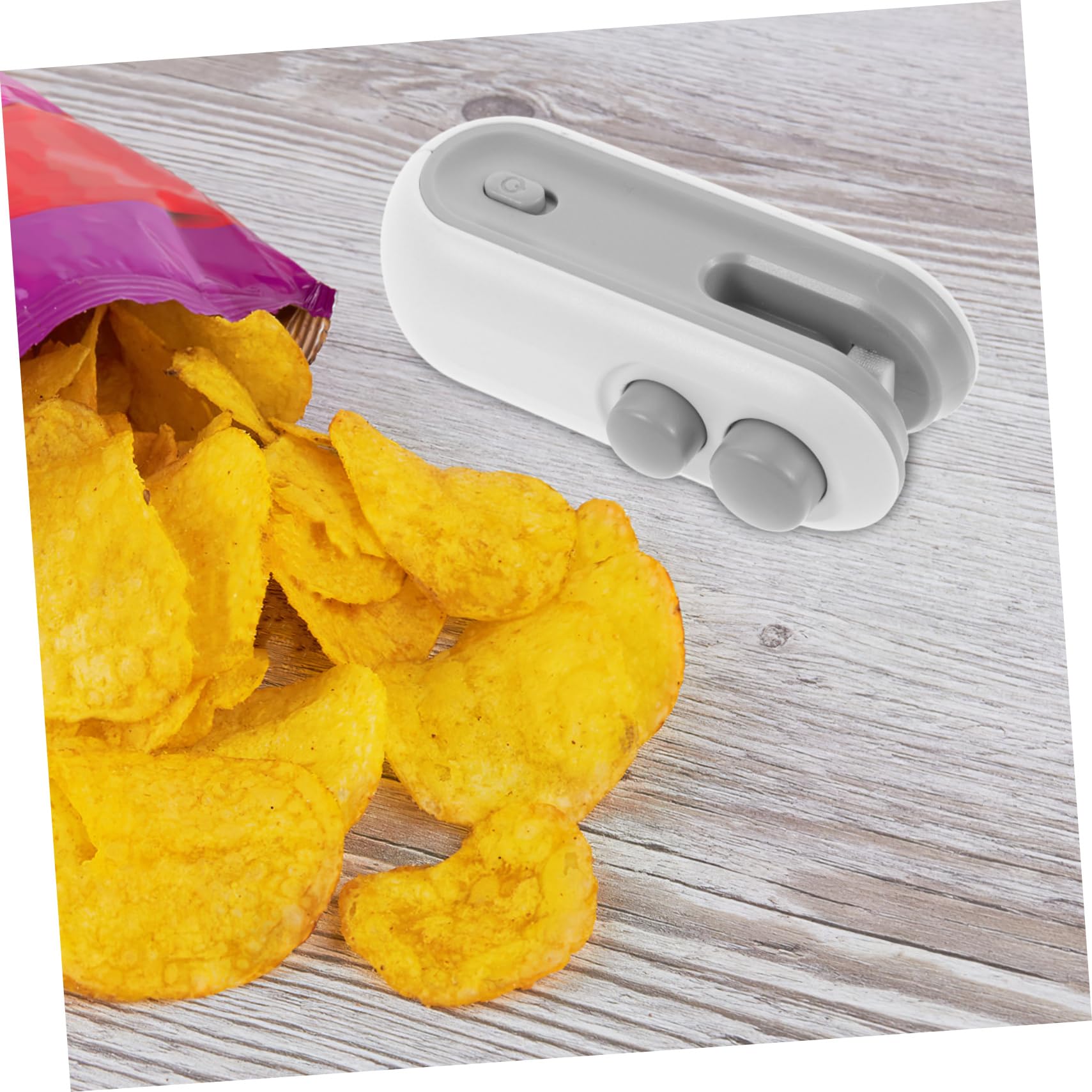 PRETYZOOM 5piezas Sellador De Bolsas Portátil Usb Mini Máquina De Sellado De Para Conservar Snacks y Alimentos Para y