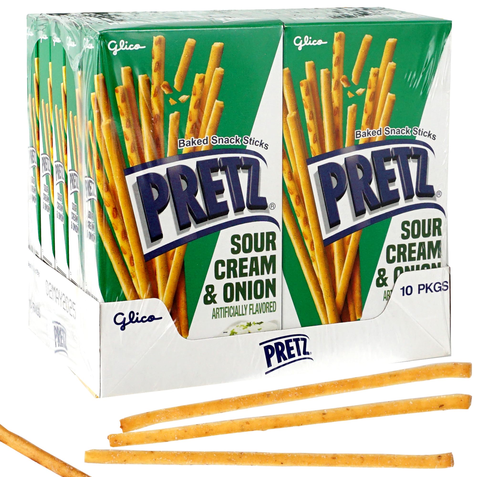 Amazon.com: Pretz Sour Cream & Onion Baked Stick, 1.09 oz (Pack of