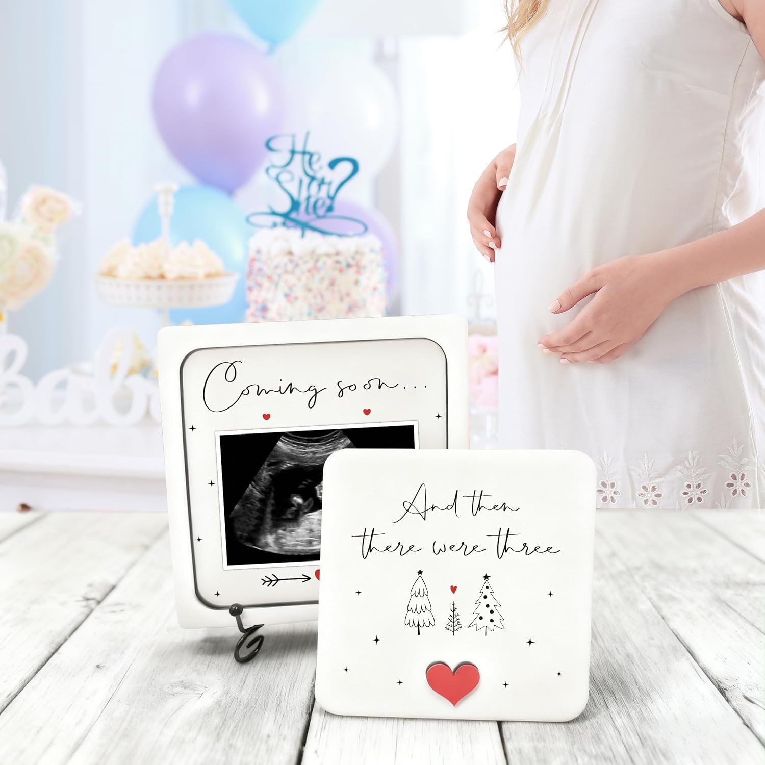 Pregnancy Announcement, Ultrasound Picture Frame Wooden Surprise Box, Pregnancy Announcement for Grandparents, Baby Coming Soon Announcement Sign - Pregnancy Reveal Gifts to Grandparents - Image 5