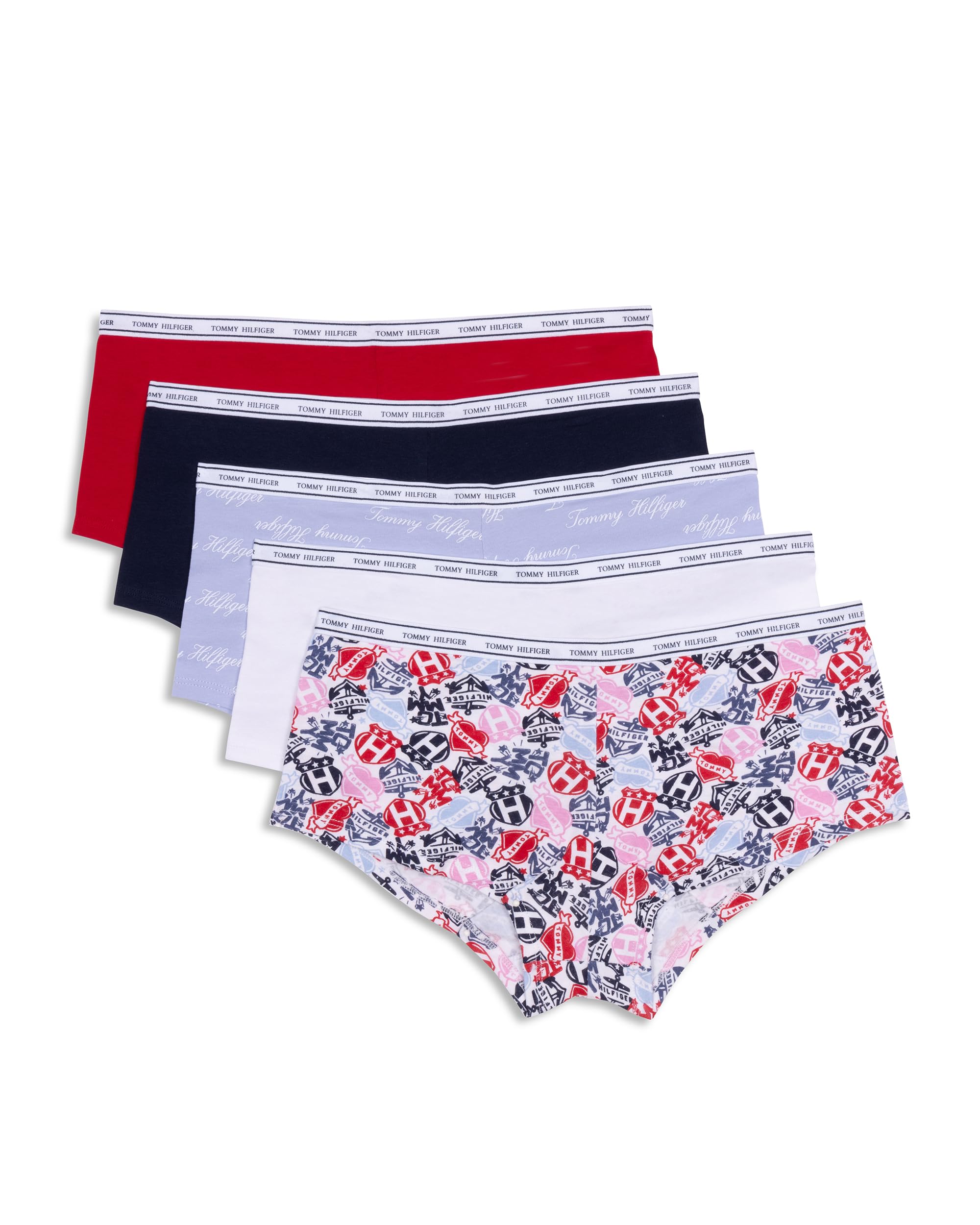 

                                                    Tommy Hilfiger Womens Classic Cotton Boyshort Unde