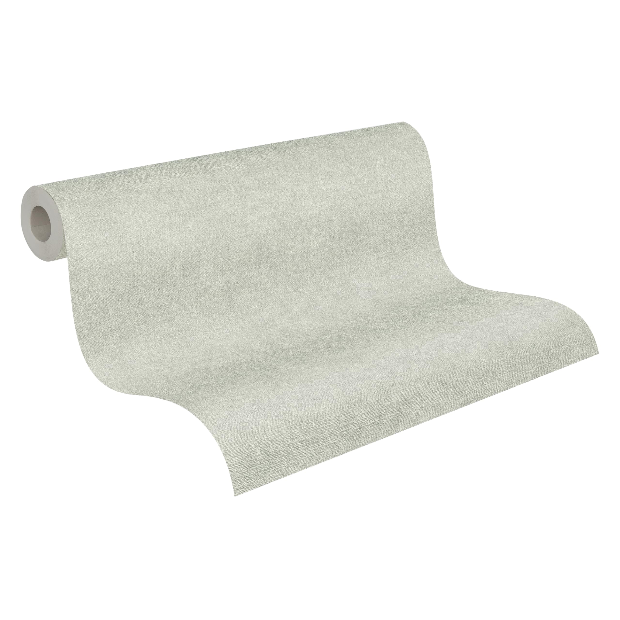 A.S. Création Non-Woven Wallpaper - Plain Wallpaper 395658 in Grey - 10.05 m x 0.53 m - Made in Germany