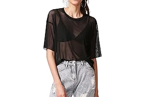 Women's Transparent Mesh Summer Tops for Sophisticated Style