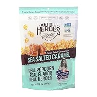 Vista 1 de KETTLE HEROES - Palomitas de maíz con caramelo salado de mar, 12 onzas