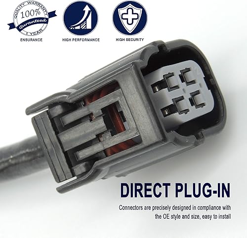 Miniatura 3 de HiSport Sensor de oxígeno 250-54065 - Reemplazo del sensor de O2 calentado, sensor de relación de combustible de aire de 4 hilos aguas arriba