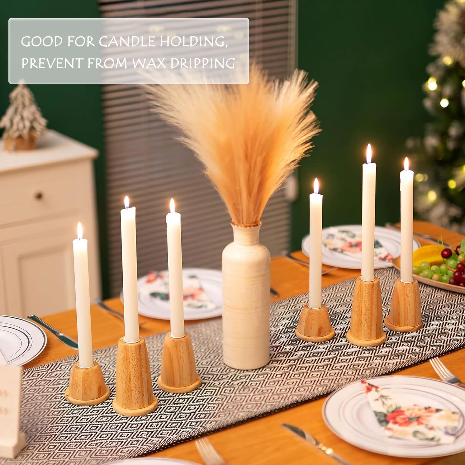 LZbeove 15pcs Candle Holder Inserts Candlestick Holders Cups DIY Tealight Candle Holders for Taper Candle Chime Candles Candle Drip for Table Centerpiece Decor Christmas Wedding (Argent)