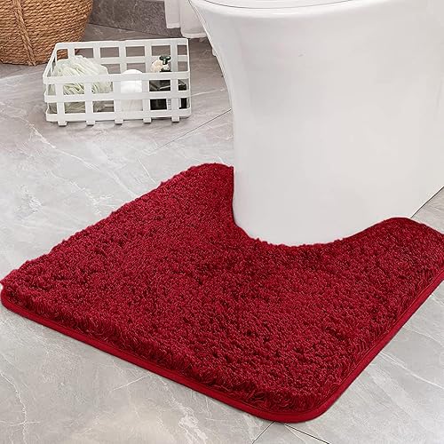 Miniatura 54 de MIULEE Alfombras de baño salvia, suaves y pequeñas, absorbentes, antideslizantes, de secado rápido, esponjosas, para baño, bañera y duchas, lavables