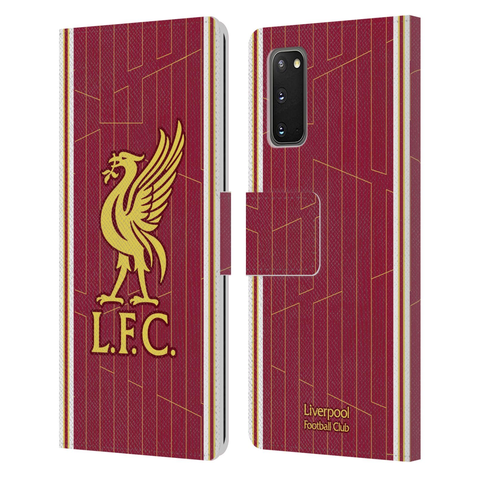 Head Case Designs Officially Licensed Liverpool Football Club Home Kit 2024/25 Leather Wallet Case Compatible With Samsung Galaxy S20 / S20 5G — image 1