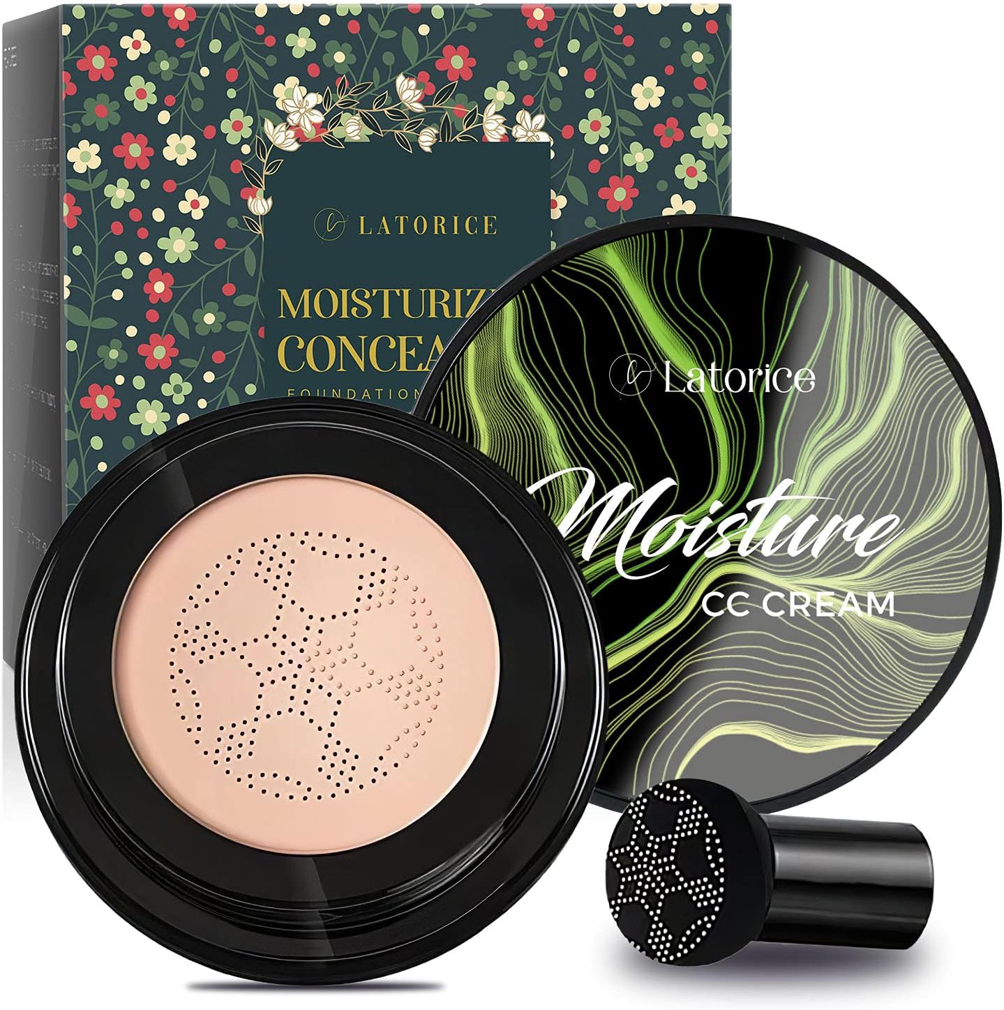 Mushroom Head Foundation,Air Cushion CC Cream BB Cream, Moisturizing