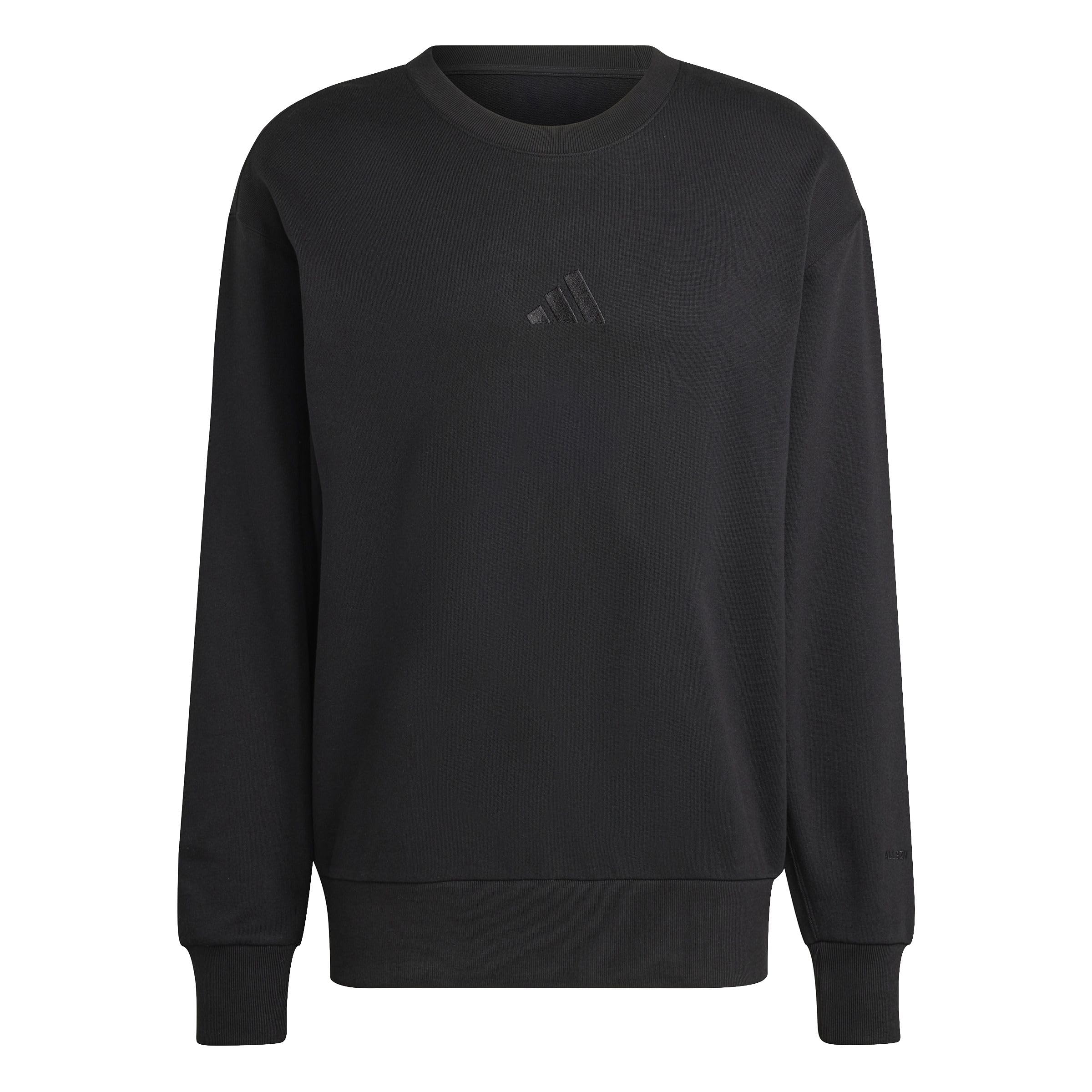 adidas Men's ALL SZN FRENCH TERRY CREW, black, M