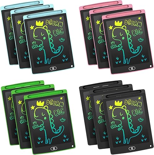 Miniatura 10 de Pack de 2 tabletas de dibujo LCD para niños con pantalla a color de 85 pulgadas juguete educativo para aprendizaje regalo para niños de 3 a 6 años