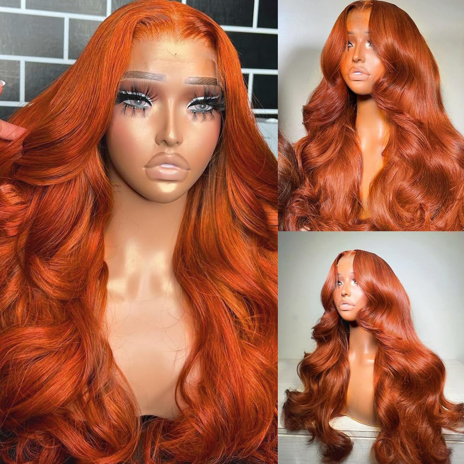 Human Hair Body Wave Lace Front Wig with 13x6 HD Lace