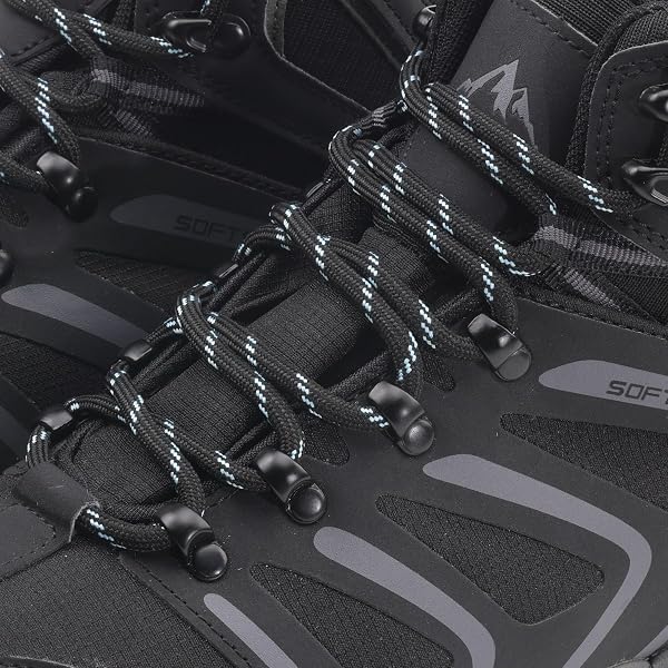 Les lacets ronds CCSOFTIME 4mm, une option robuste pour vos chaussures d'extérieur.