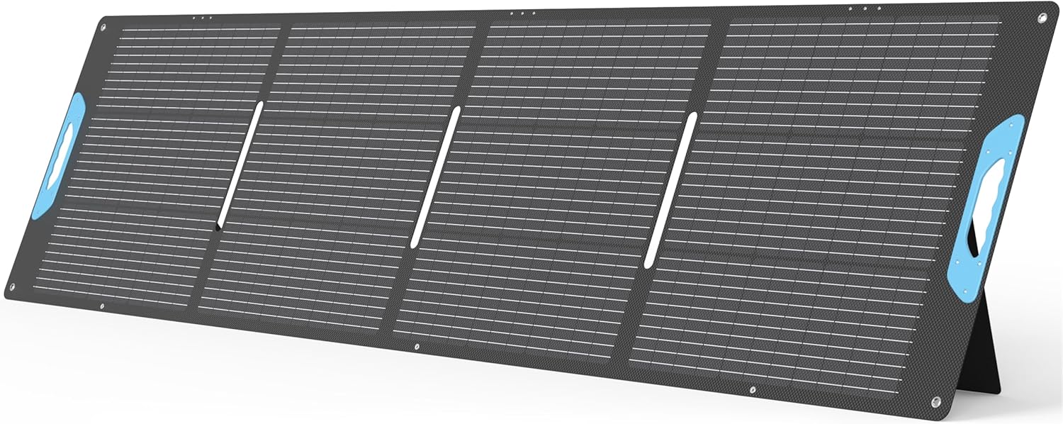220W Portable Solar Panel for Power Station, 23.5% High Efficiency ETFE Foldable Solar Panels Charger, QC3.0 USB-A &Type-C Output,IP67 Waterproof for RV, Outdoor Camping, Off Grid Blackouts EP-220W