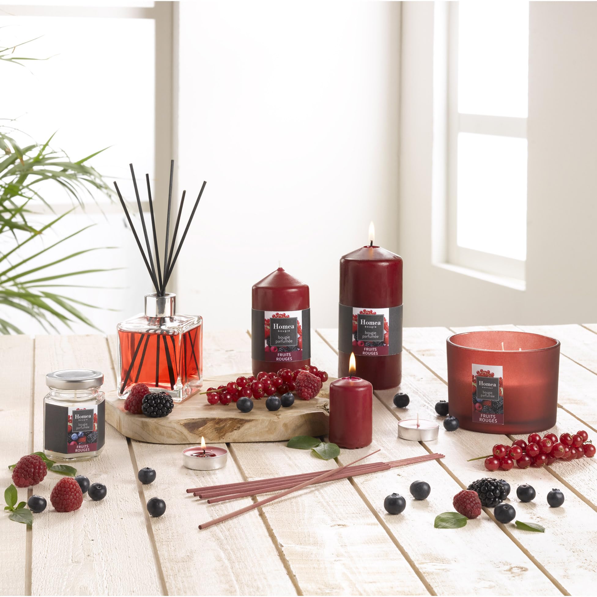 Homéa Pot-Pourri 110G Essentiel Parfum Fruits Rouges