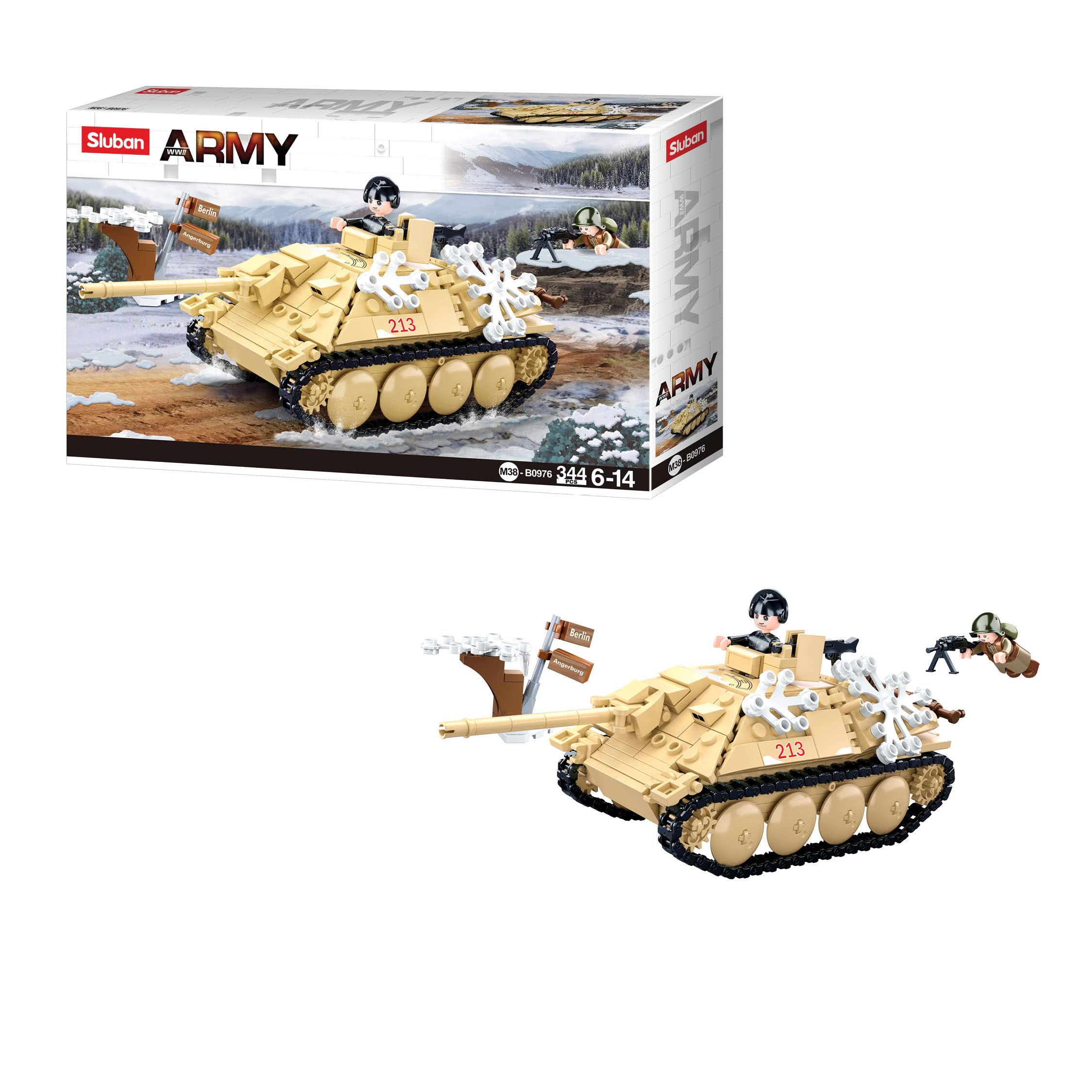 See full amazon price history chart for Sluban Army Battle of Budapest Tank Destroyer (344 Pcs) Building Blocks Kit for Boys Aged 6 Years and Above Creative Construction Set, Blocks Compatible with Other Leading Brands, BIS Certified. Sluban Army Battle of Budapest Tank Destroyer (344 Pcs) Building Blocks Kit for Boys Aged 6 Years and Above Creative Construction Set, Blocks Compatible with Other Leading Brands, BIS Certified. (B0BQR1FPJ5) Amazon Price History, Amazon Price Tracker
