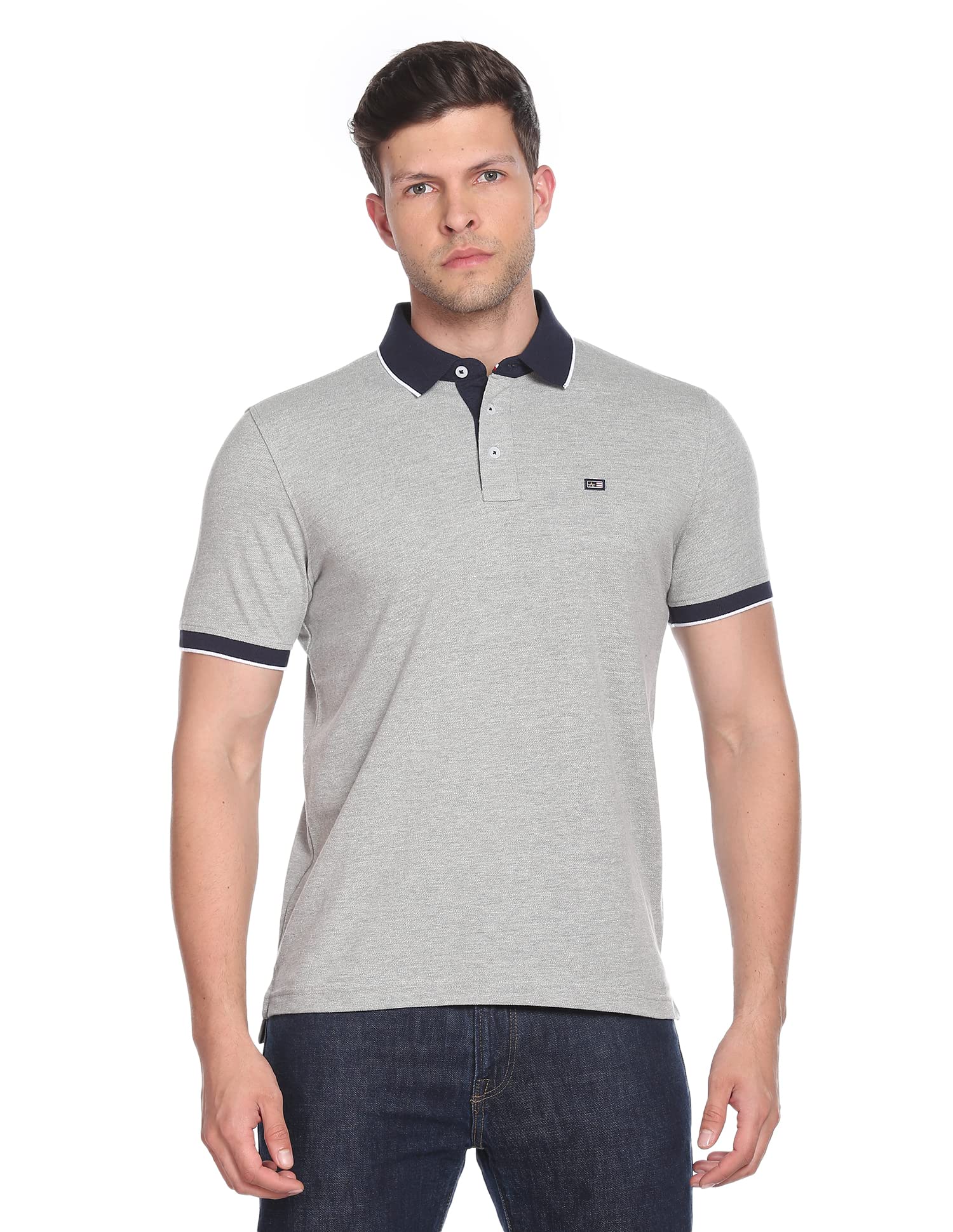 ArrowMen's Solid Regular Fit Polo Shirt