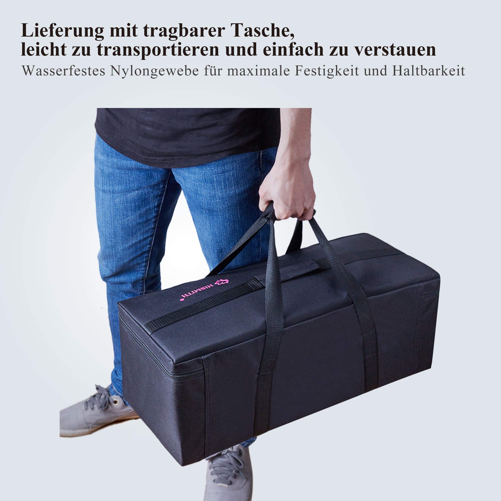 Hismith Table Top 2.0 - Máquina sexual premium con aplicación y mando a distancia/cable, control 3 en 1, máquina de ficker con bolsa portátil, máquina de amor con sistema KlicLok, Negro