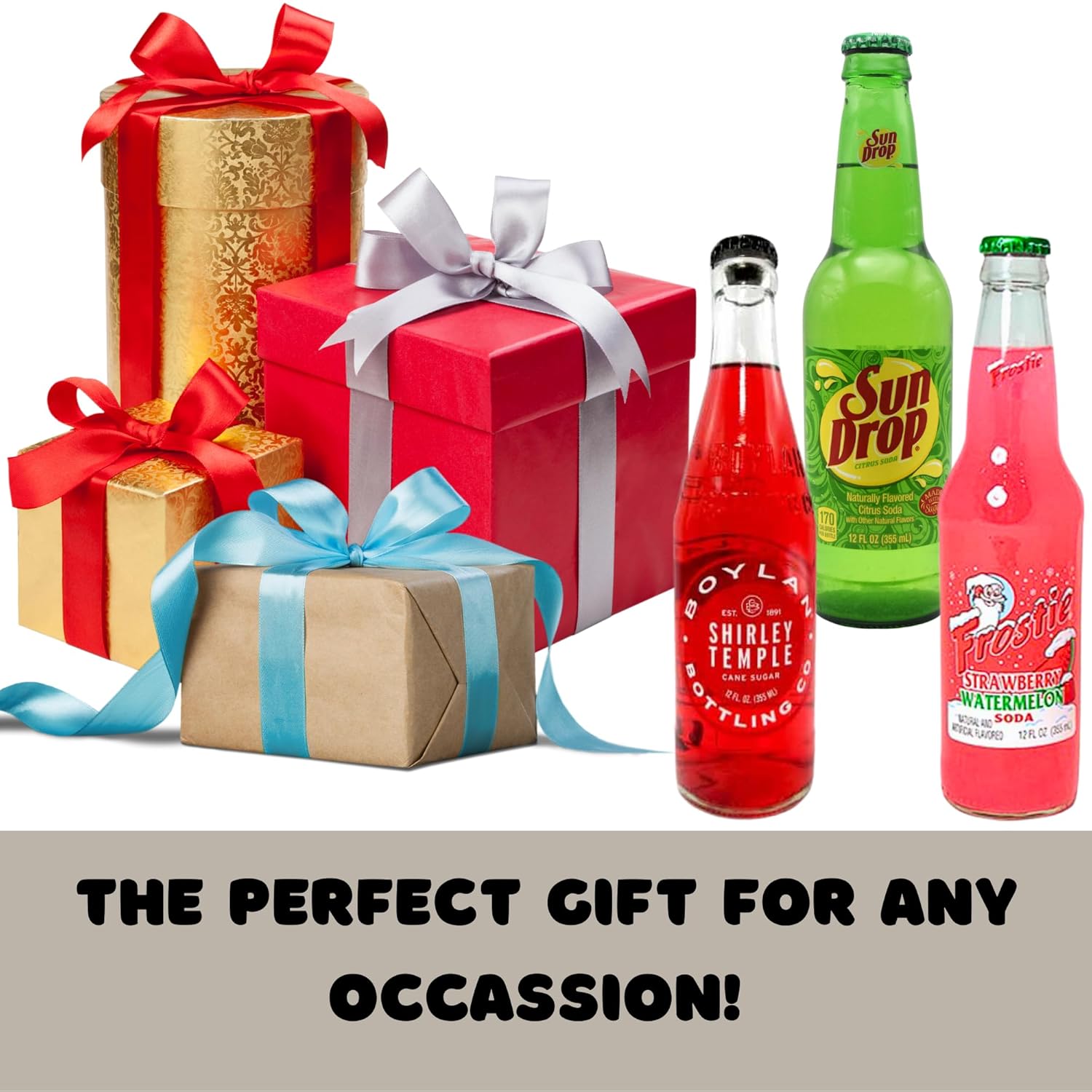 Surprise Variety Premium Craft Soda Sampler | Glass Bottle Pack from Around USA | Includes Crazy Pop Bottle Opener (6 Pack)