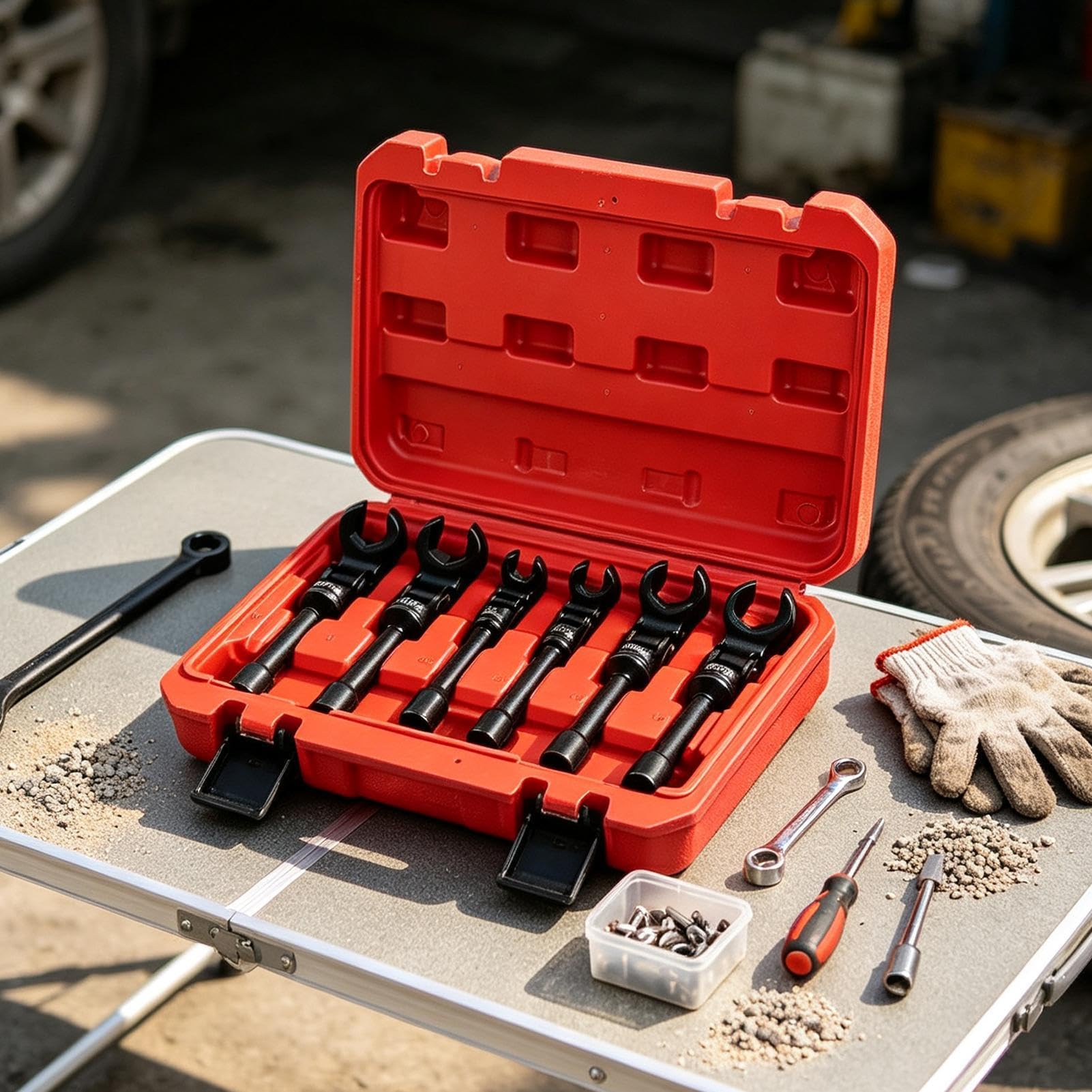 Chiave di disconnessione del tubo 'olio Strumento Heavy Duty Testa