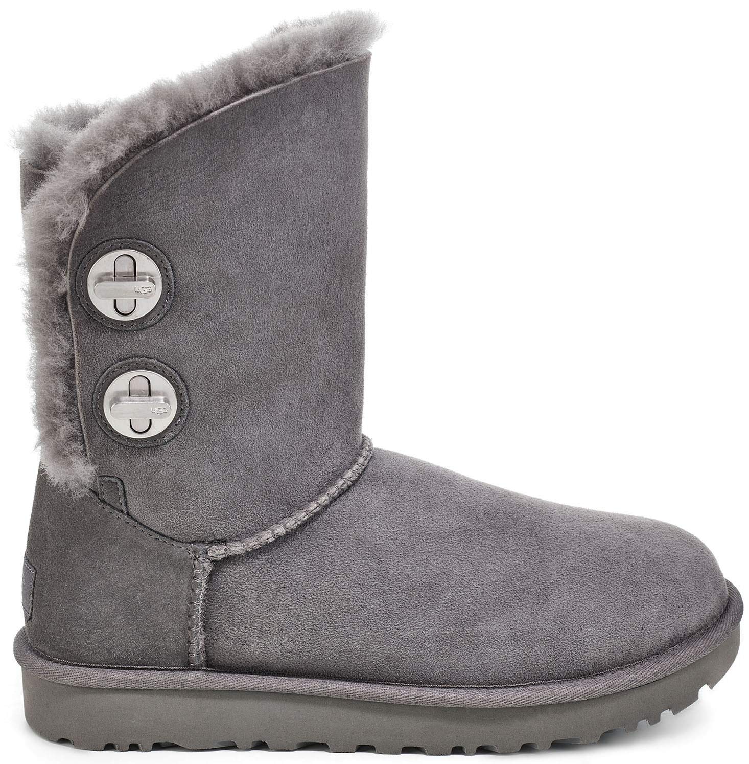 UGG Classic Short Turnlock Boot Charcoal 9