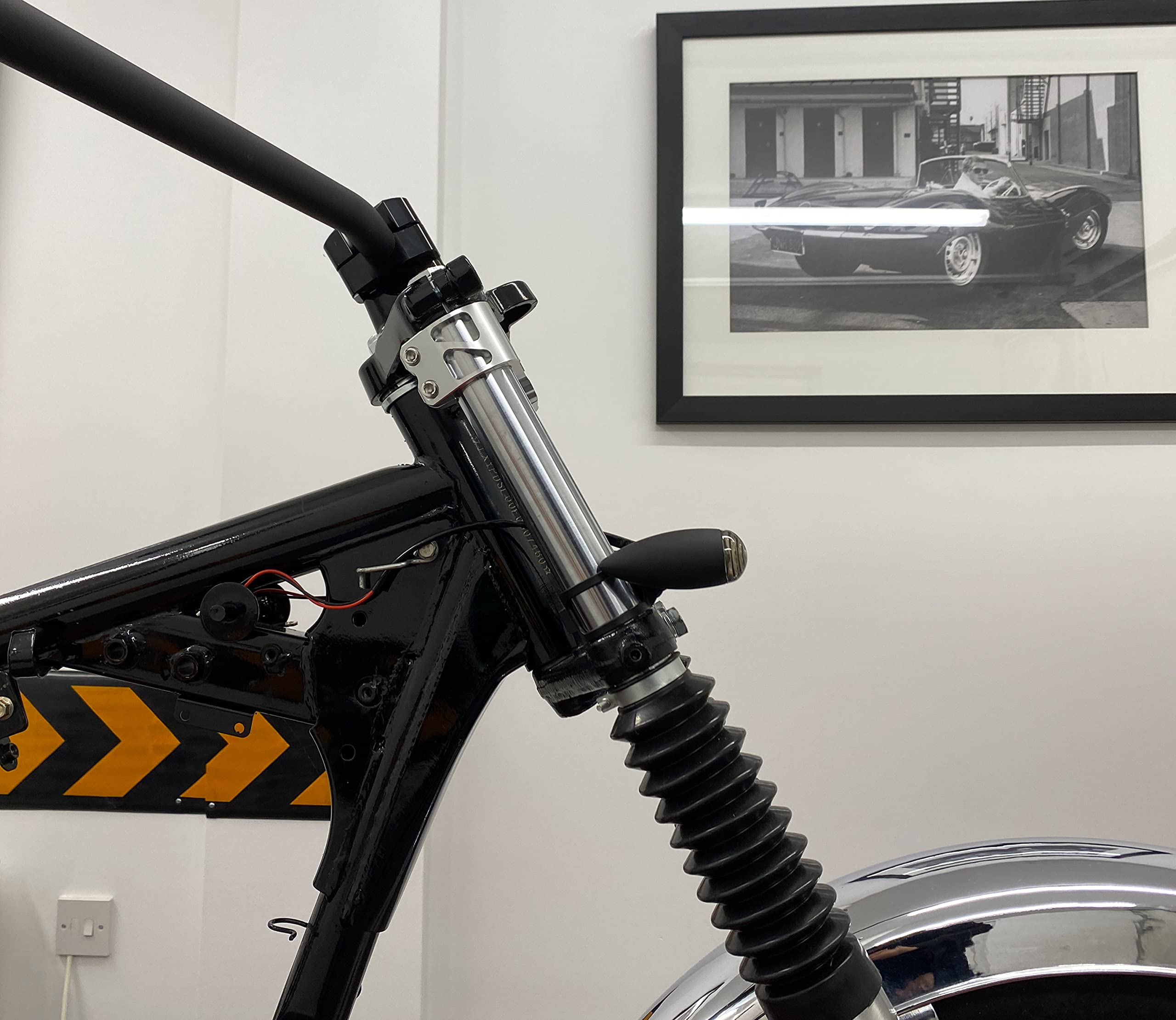 Czarny aluminiowy motocykl motocykl LED kule styl kierunkowskazy kierunkowskazy styl kawiarnia Racer