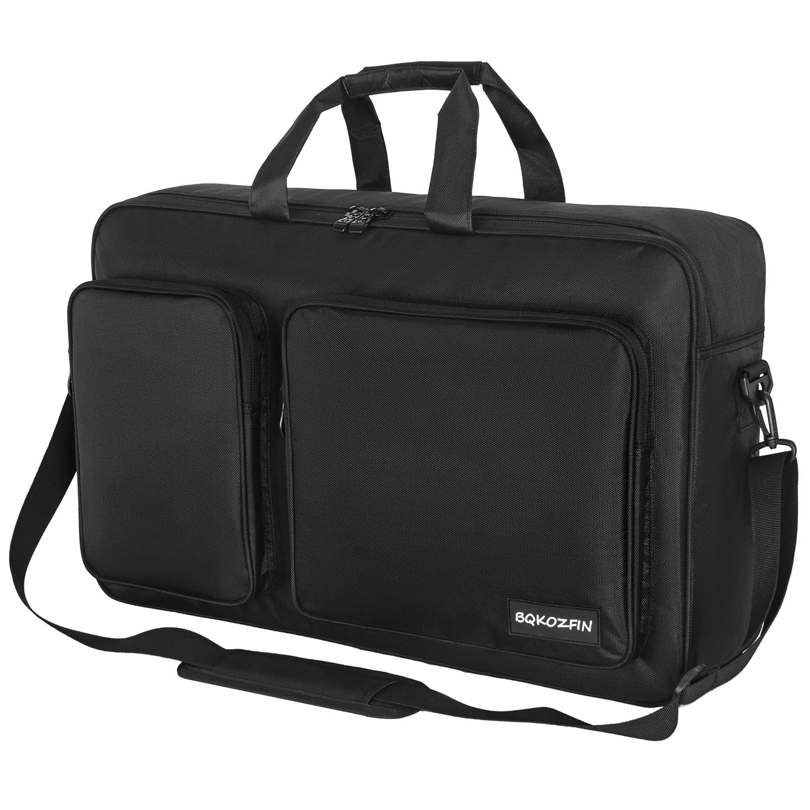 IBVIVIC Lightweight Oxford Storage Case, Fits Pioneer DDJ SR SR2 RR Denon MC4000 Numark NVII Mixtrack Pro 3 NV Platinum, Black