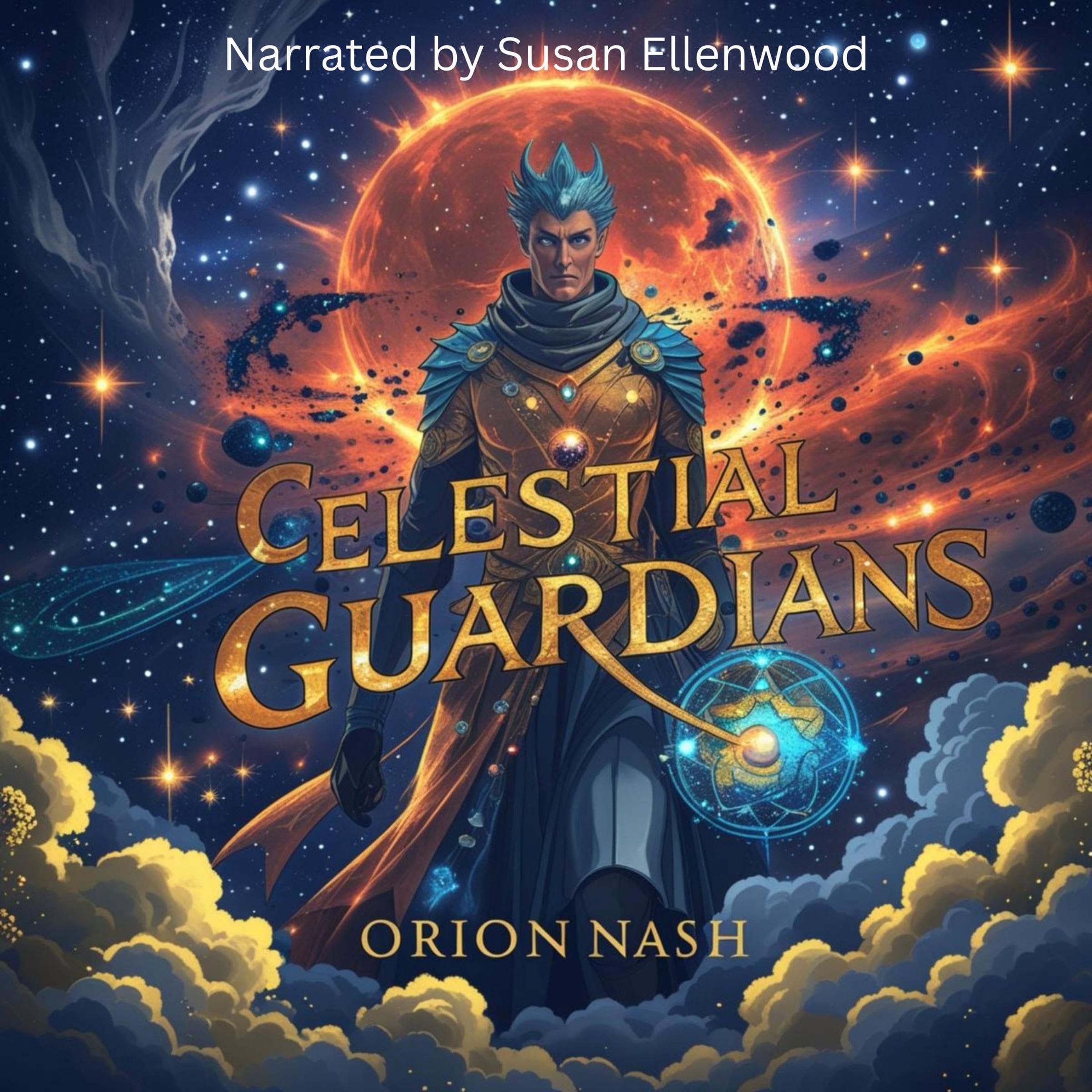 Cover art for Celestial Guardians: A Sci-Fi Adventure of Dying Stars, Cosmic Harmony, and the Keeper Who Listened