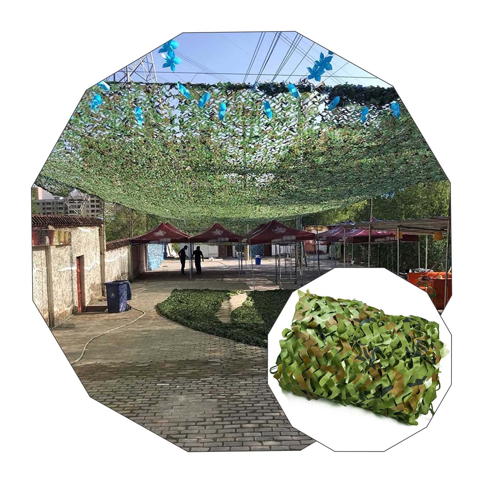 Sonakia Camouflage Net, Hunting Camo Netting, Army Reinforced Camouflage Netting, for Military Decoration, Outdoor Sunblock, Pergola Shade,1.5x8m(4.9 * 26.2ft)