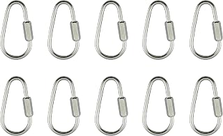 US Stainless Stainless Steel 316 Pear Shape Quick Link 1/8" or 3.5mm Marine Grade 10 Pieces