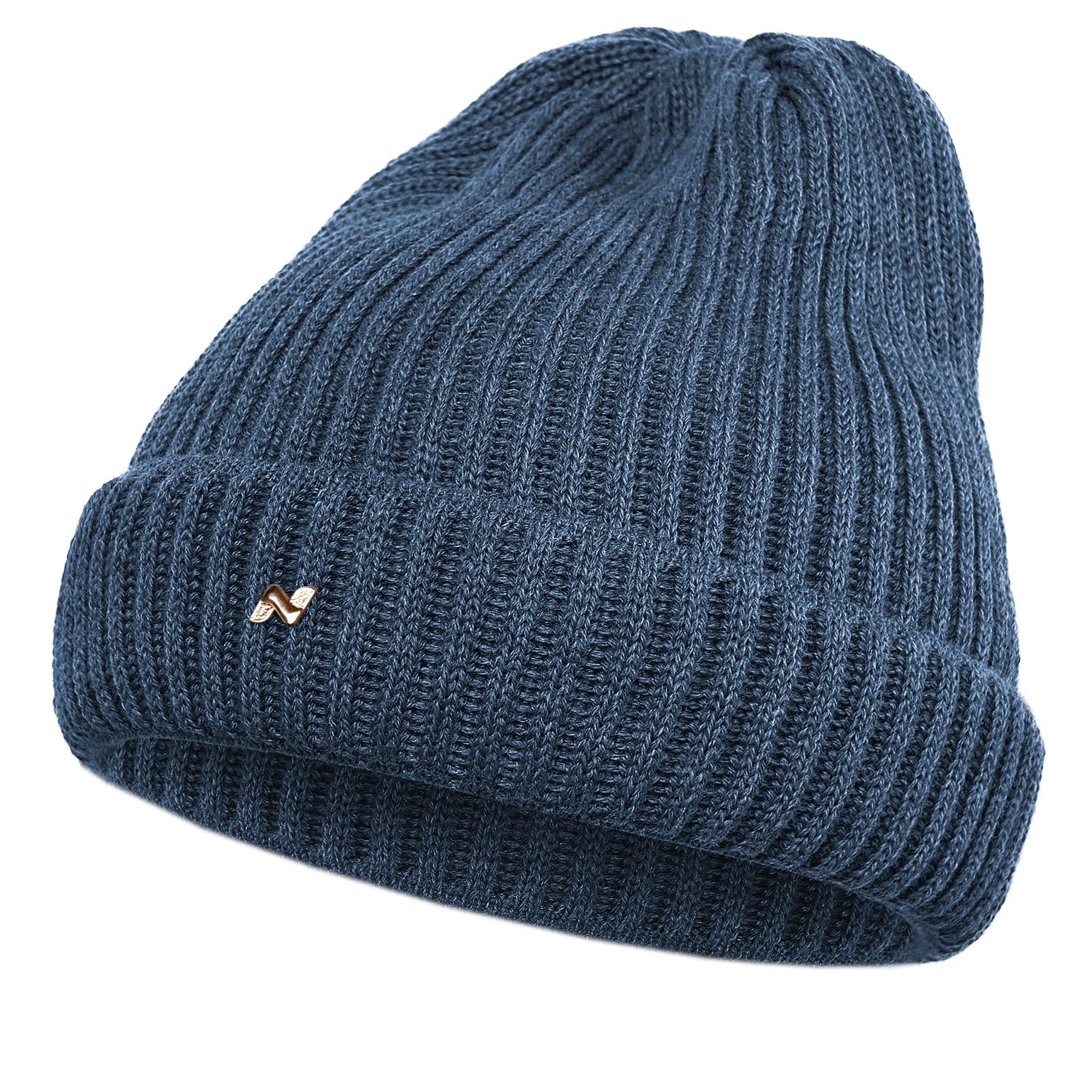 NYTTED® Gorro de Lana Merino Hombre y Mujer | 100% Lana Merino | Gorro de Invierno Cálido, Suave y Elástico | Gorro Punto Unisex | Made in Europe