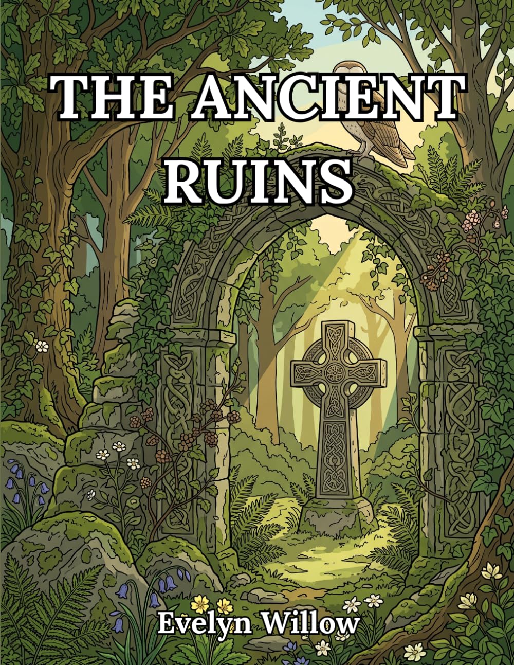 The Ancient Ruins: An Intricate Adult Coloring Book of Celtic Myth Aesthetics, Mystical Landscapes and Hidden Foxes for Anxiety Relief (The Celtic Reverie Sanctuary Series)