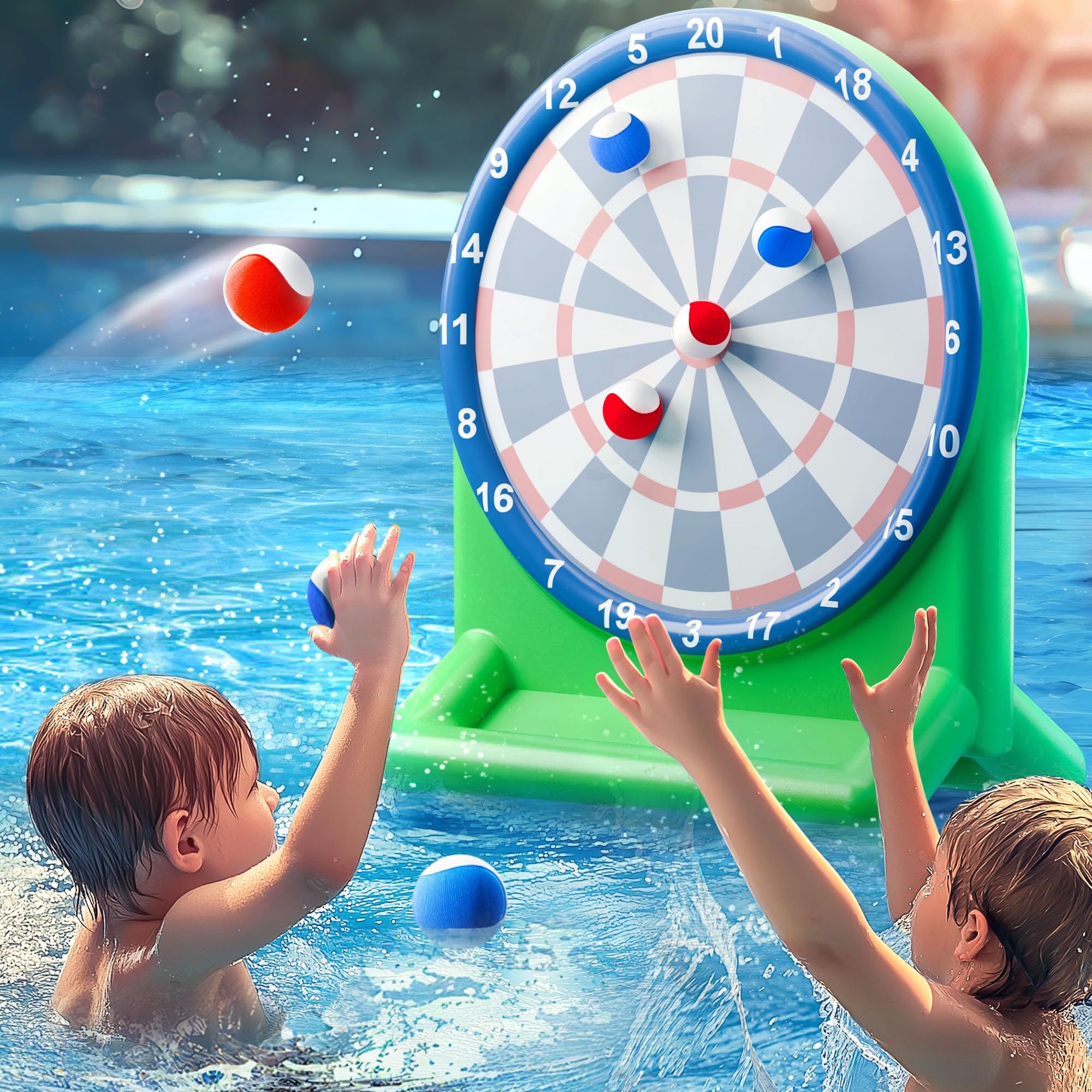 Funscape Juguete de billar verde para niños