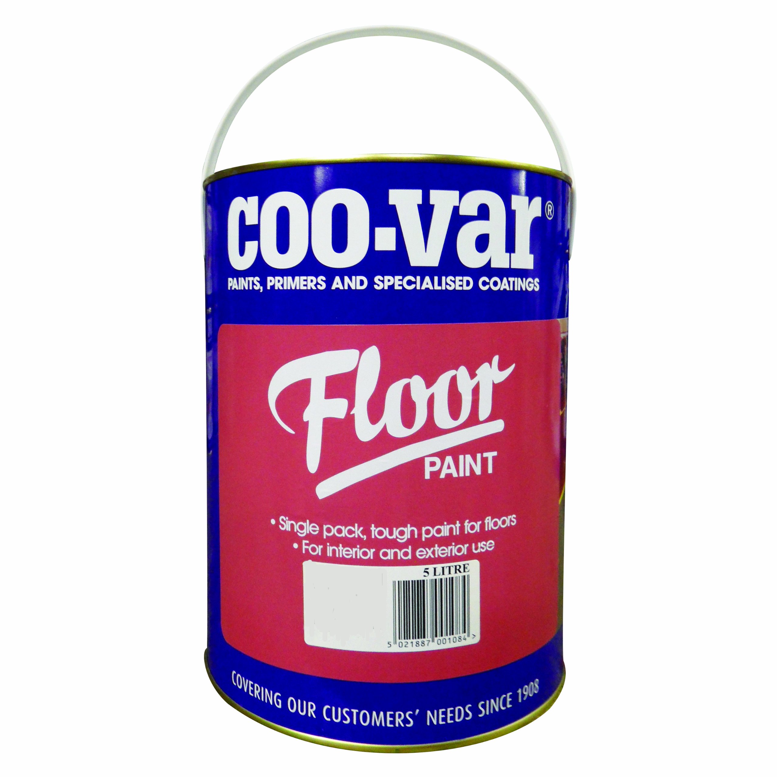 CooVar Floor Paint Light Grey 5 Litre